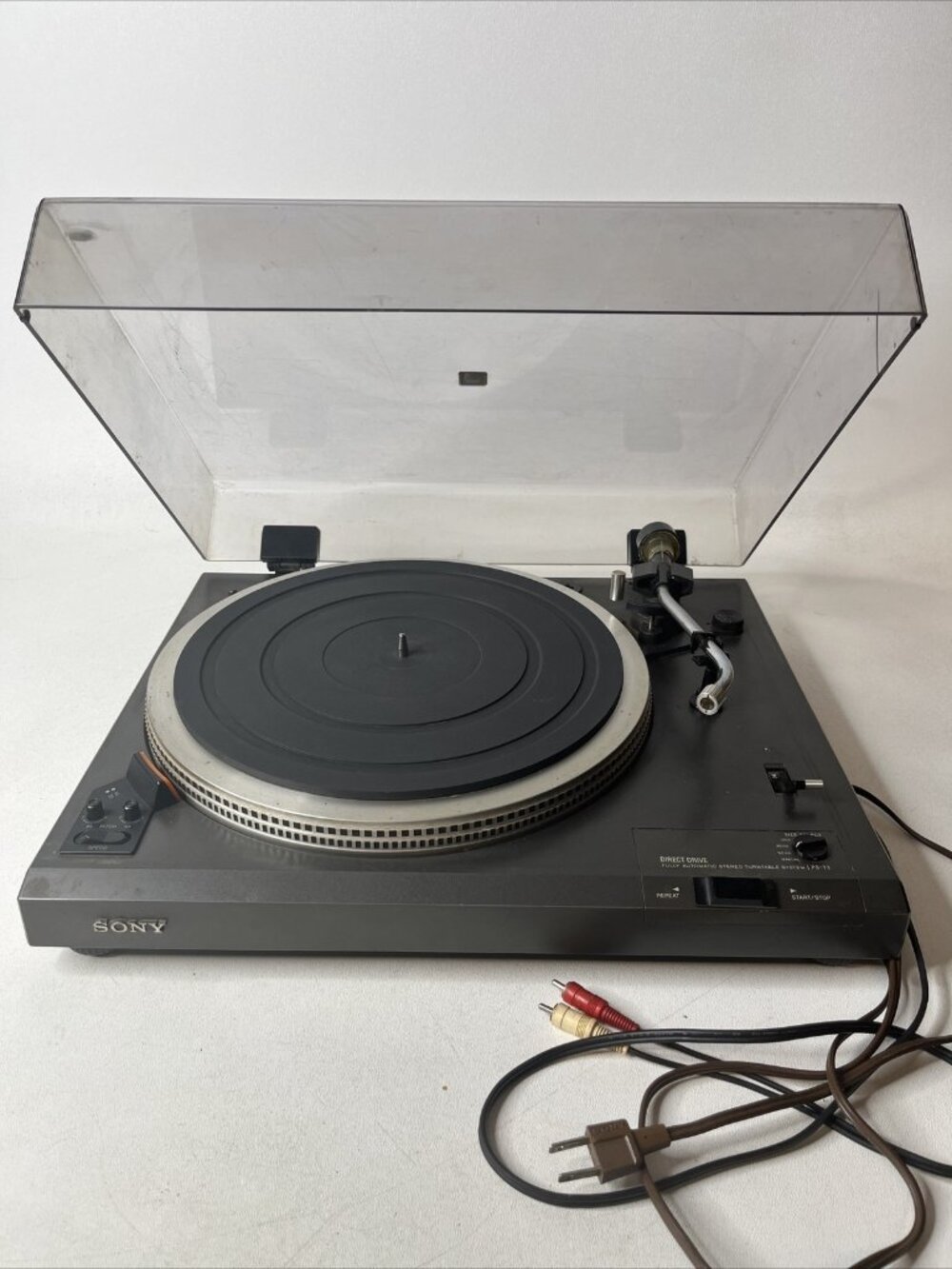 Vintage Sony PS-T3 Direct Drive Turntable- Working- needs Needle Headshell